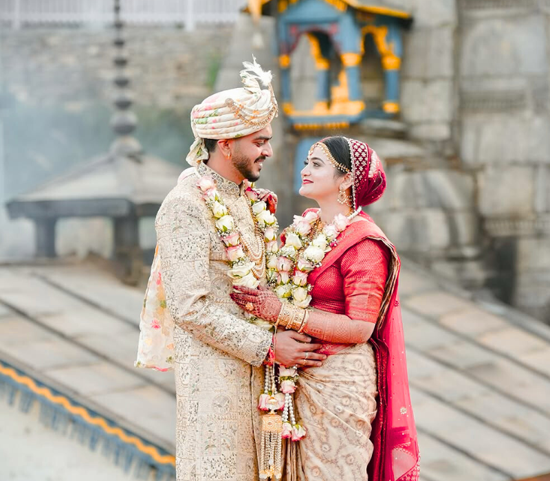 A Divine Destination Wedding at Triyuginarayan Temple